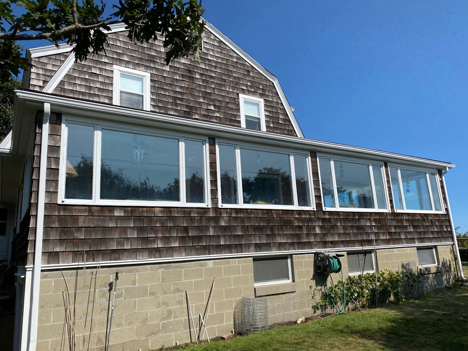 Before: Oceanfront Trim Restoration: Coastal Elegance Renewed